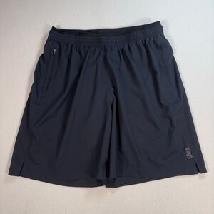 Saxx 7" Kinetic Train 2N1 Lined Shorts Men's XL Black Ballpark Pouch Drawstring